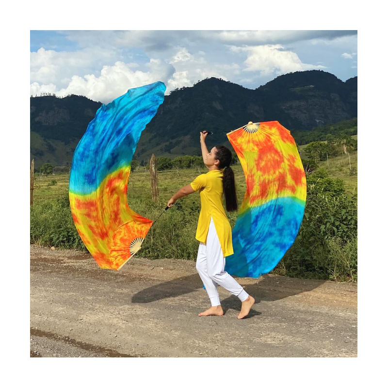 Fan Véu  2 em 1 - Loja Dança para Deus