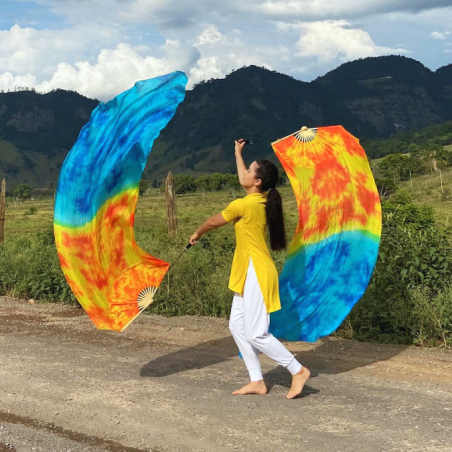 Fan Véu  2 em 1 - Loja Dança para Deus