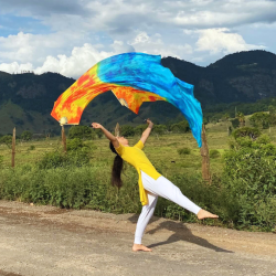 Fan Véu  2 em 1 - Loja Dança para Deus