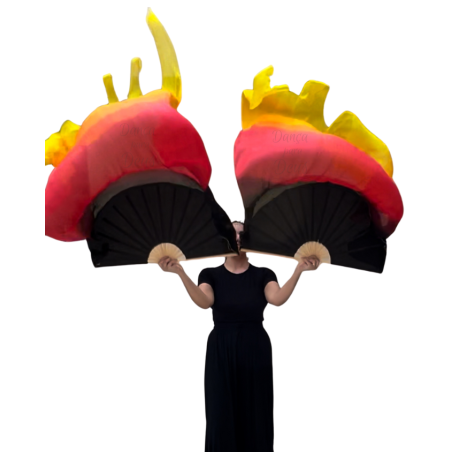 Fan Véu BIG Chamas - Leque Fogo